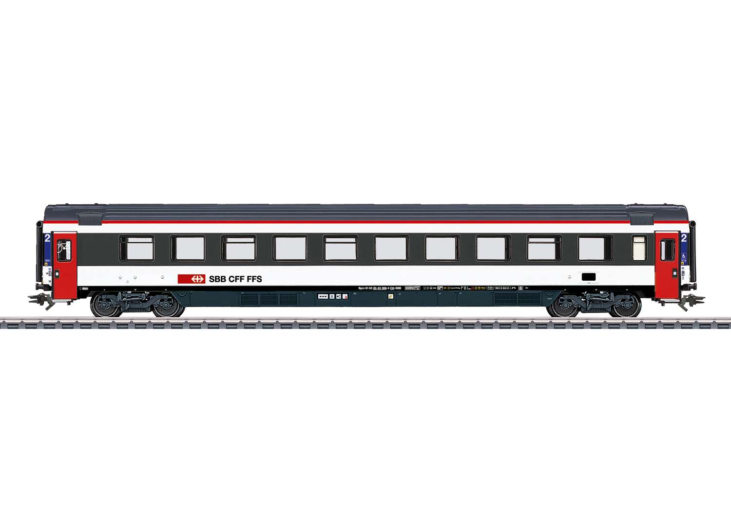 EuroCity Express Train Passenger Car