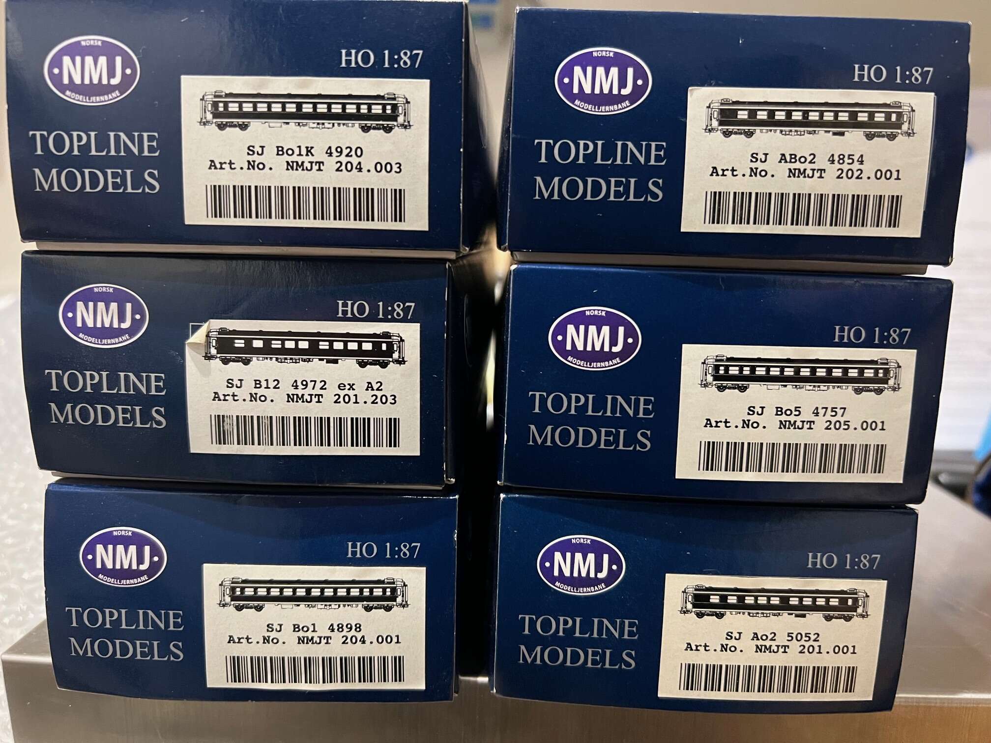 NMJ Topline personvogner SJ 6-vogner