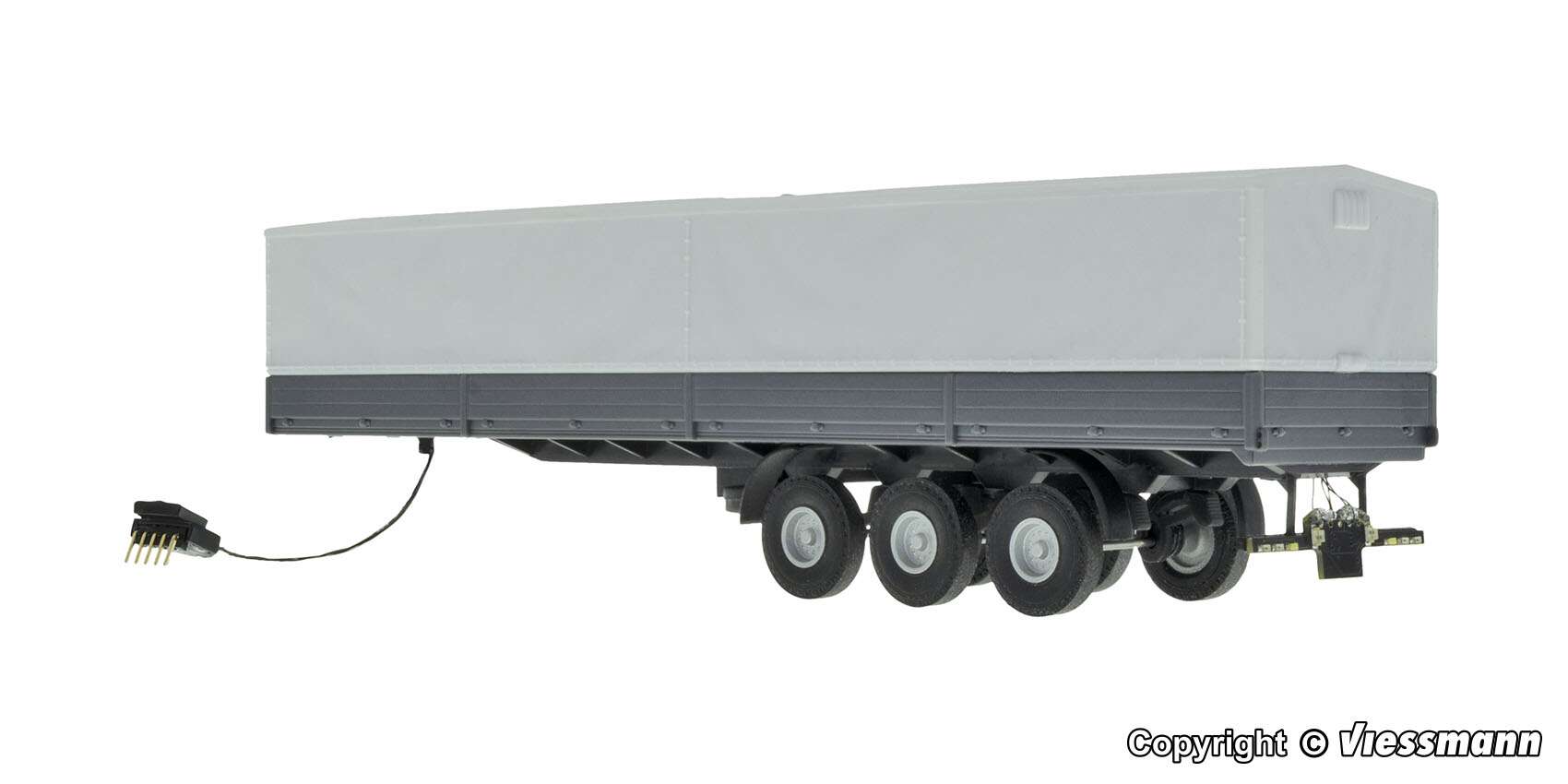 3-achs Planensattelauflieger, Funktionsmodell