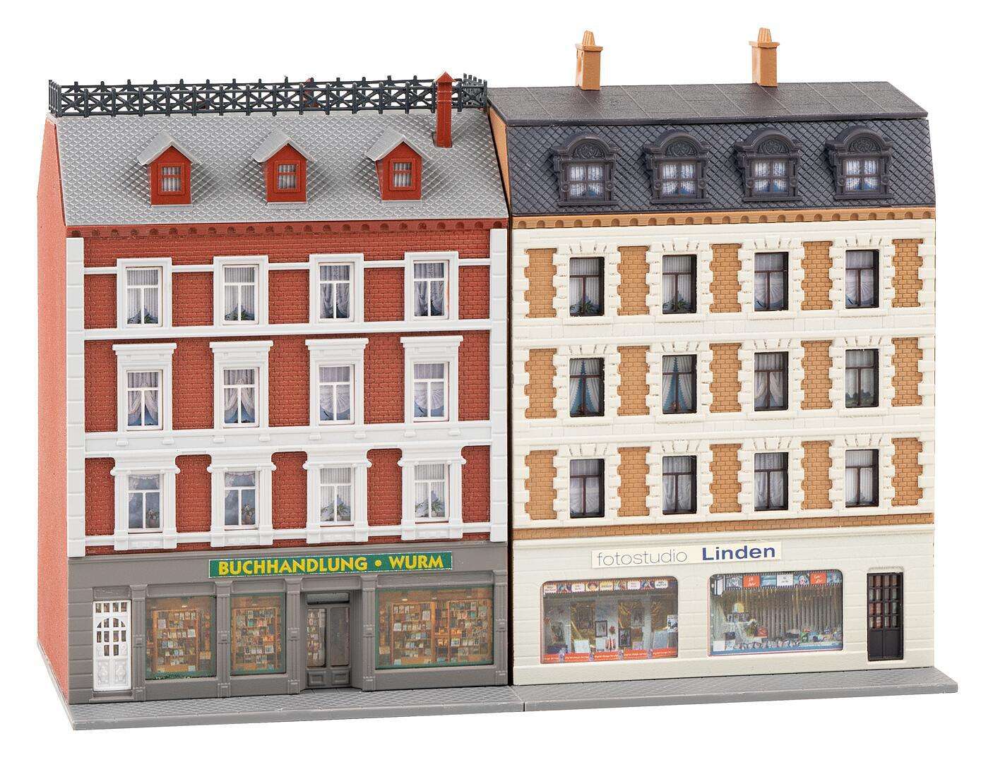 2 Renovated town houses with shops