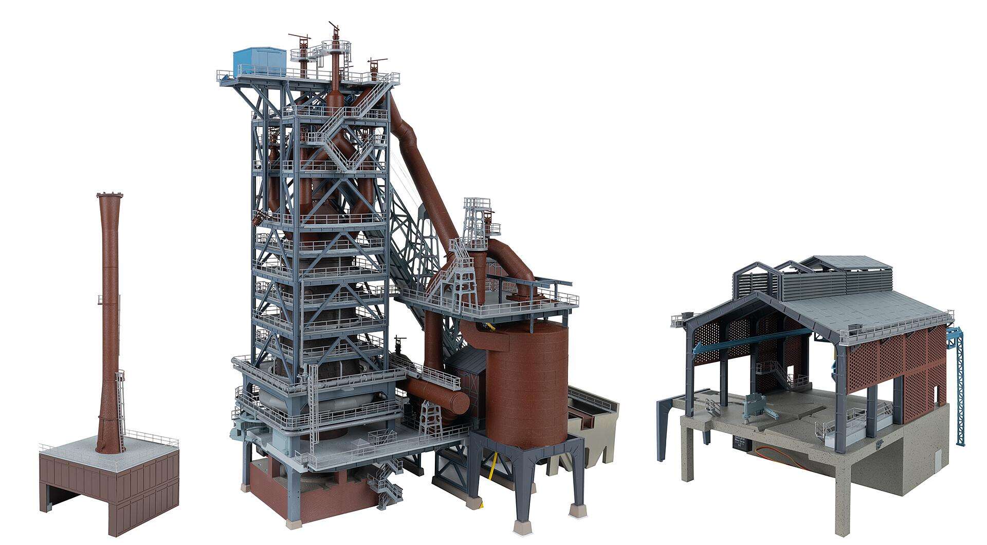 Blast furnace with casting hall