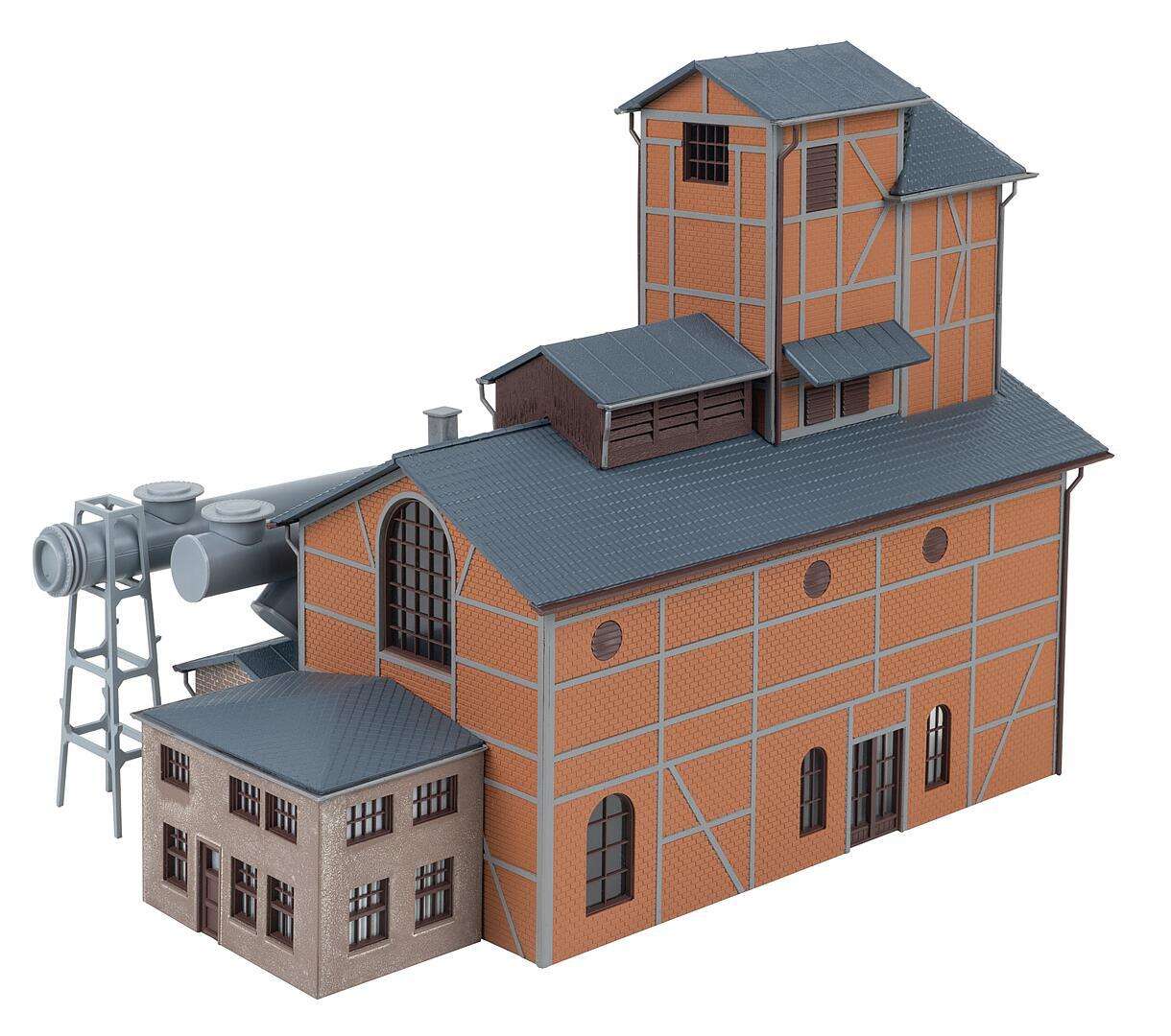 Blower hall with pipework