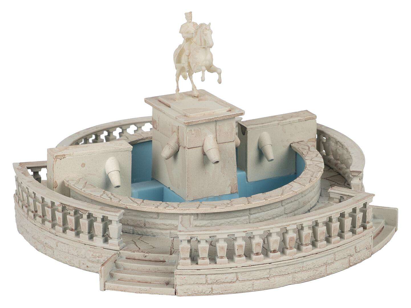 Castle garden fountain