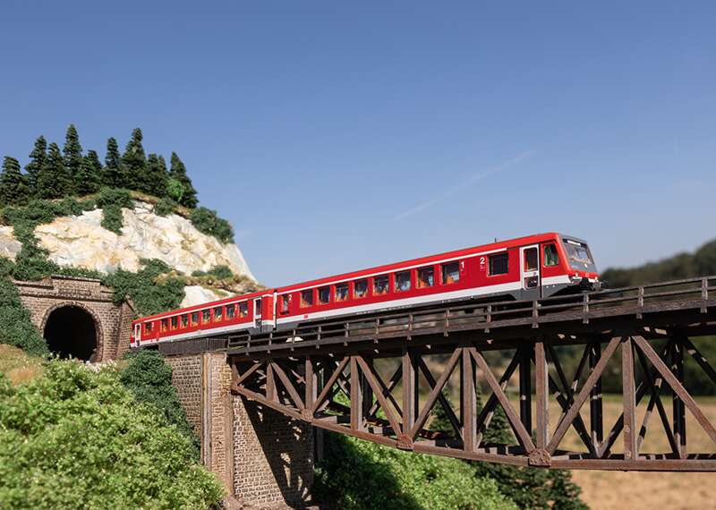 Class 628.2 Diesel Powered Rail Car with a Class 928.2 Cab Control Car
