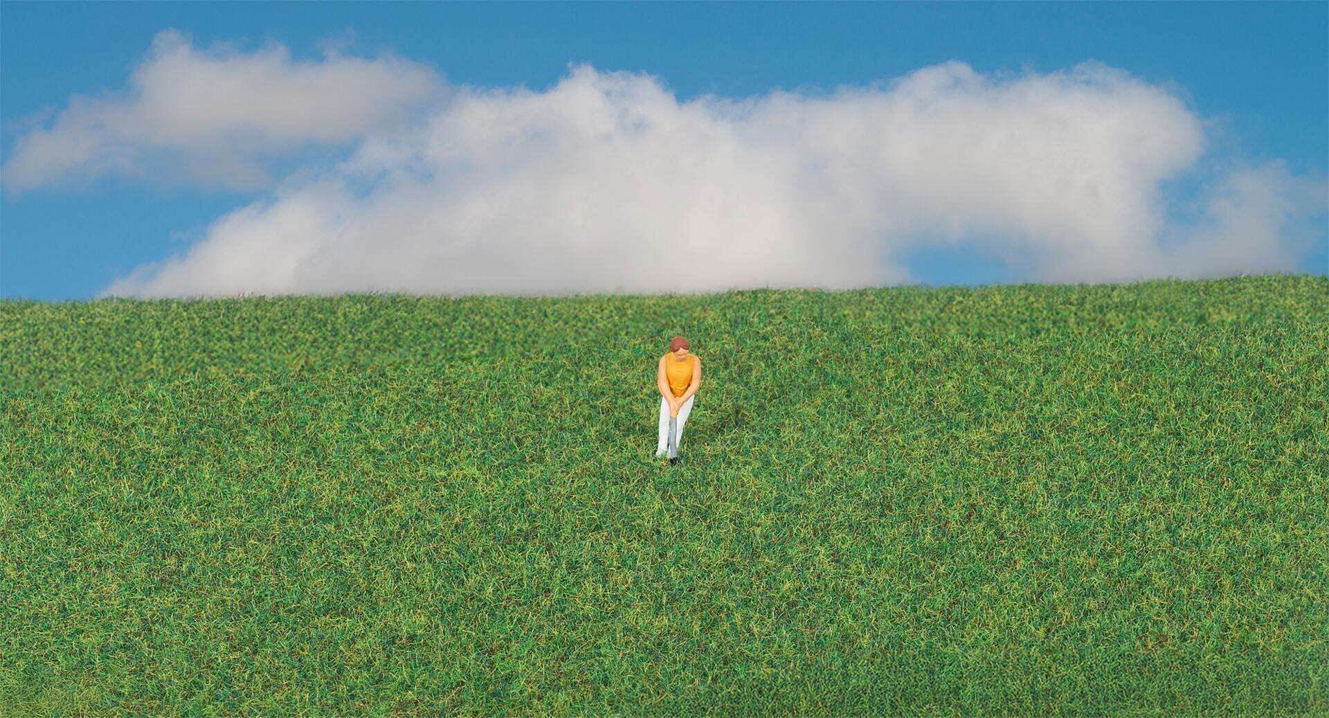 Scattered fibres, dark green, 4 mm, 30 g