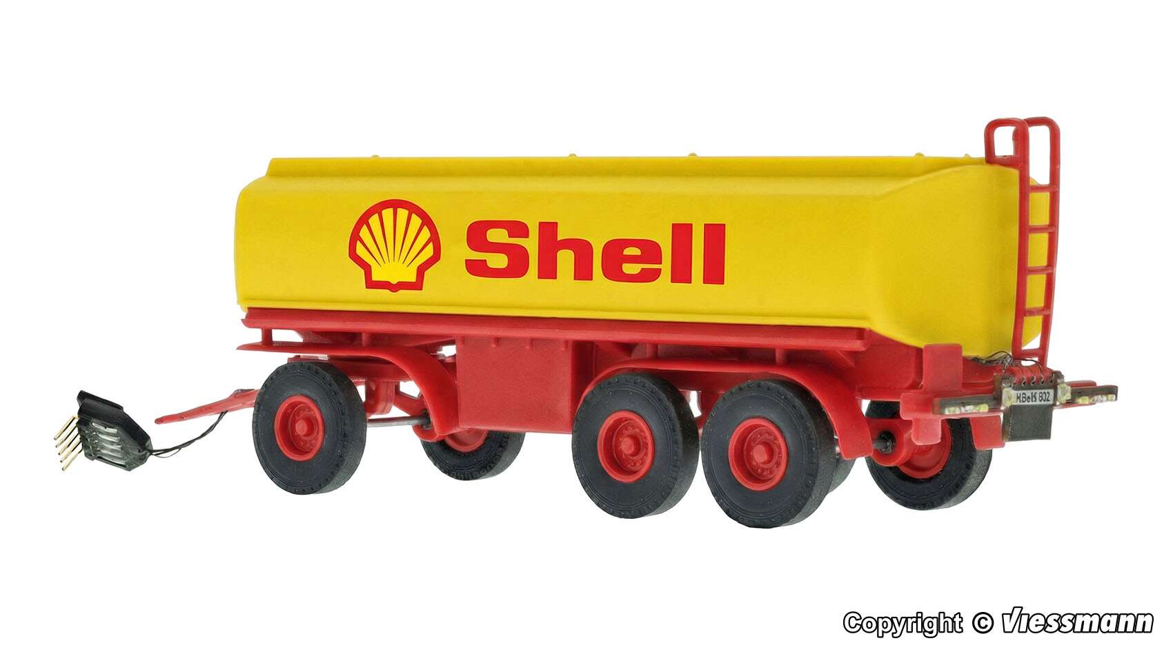 3-axle Shell tanker trailer, functional model