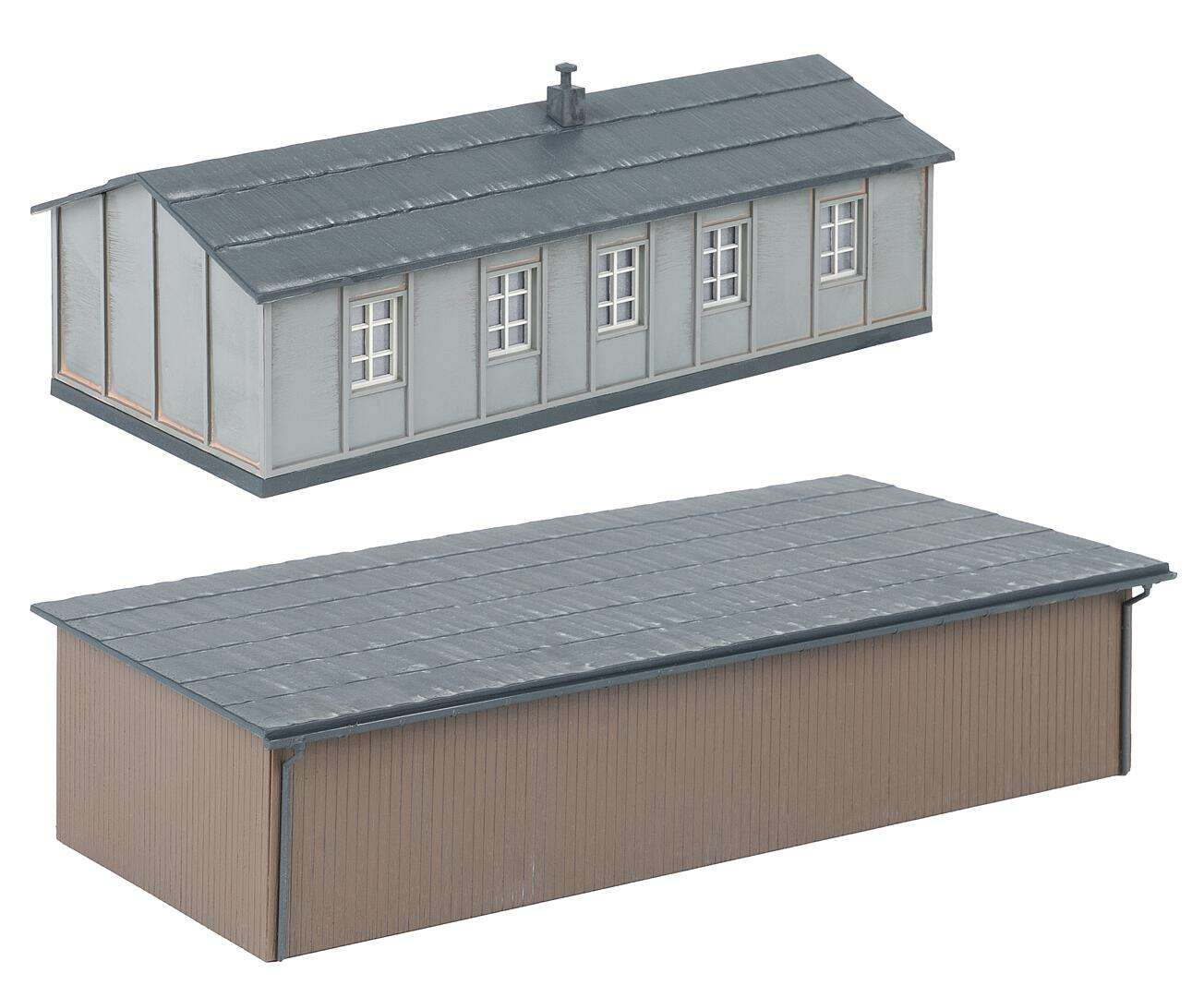 Barrack with coal shed