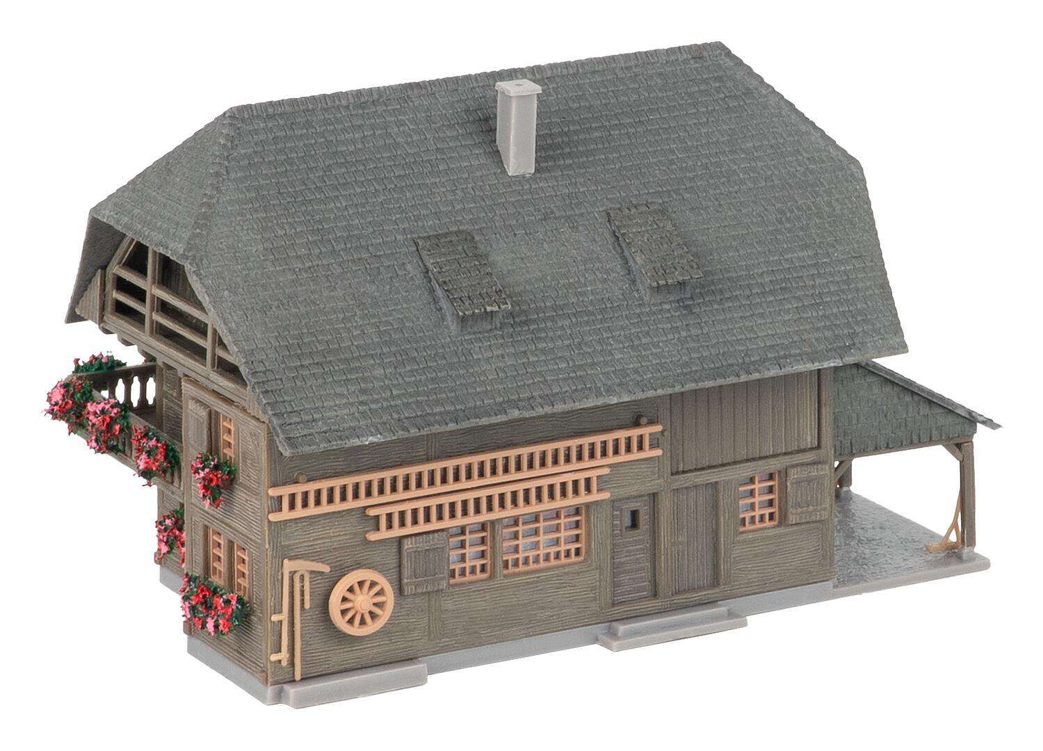 Clockmaker's house with figure Anniversary model