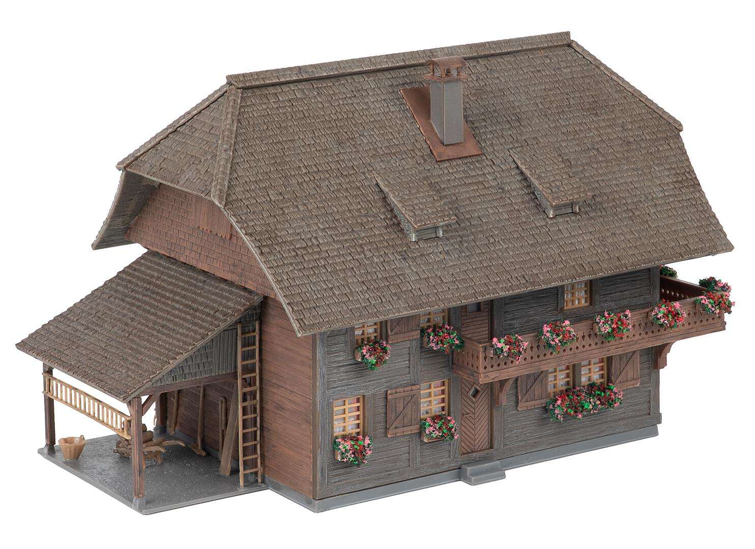 Clockmaker's house with figure Anniversary model