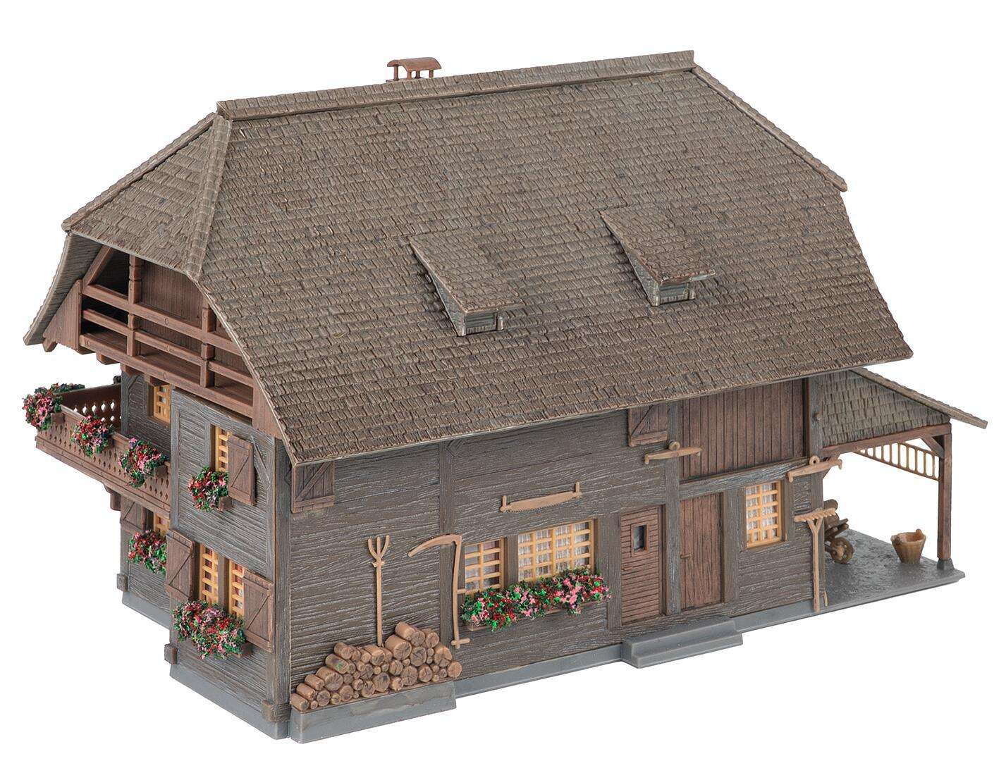 Clockmaker's house with figure Anniversary model
