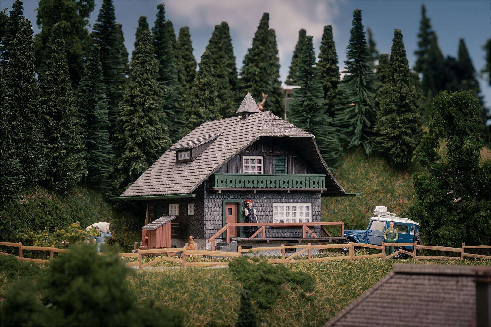 Black Forest house with figure Anniversary model