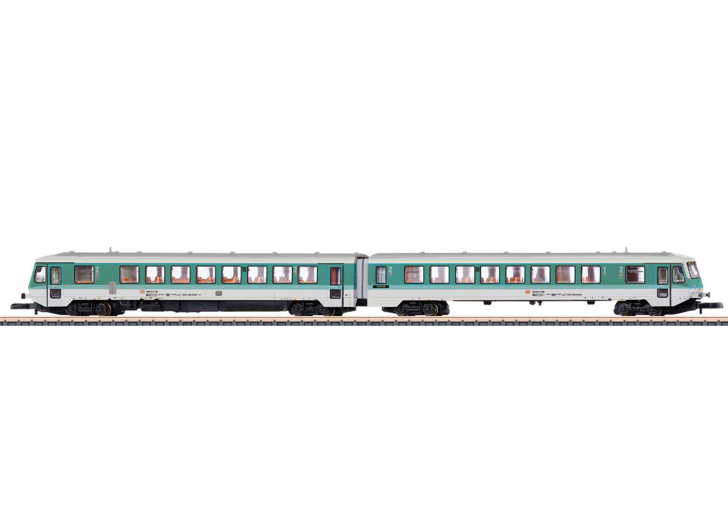 Class 628.2 Diesel-Powered Rail Car with a Class 928.2 Cab Control Car