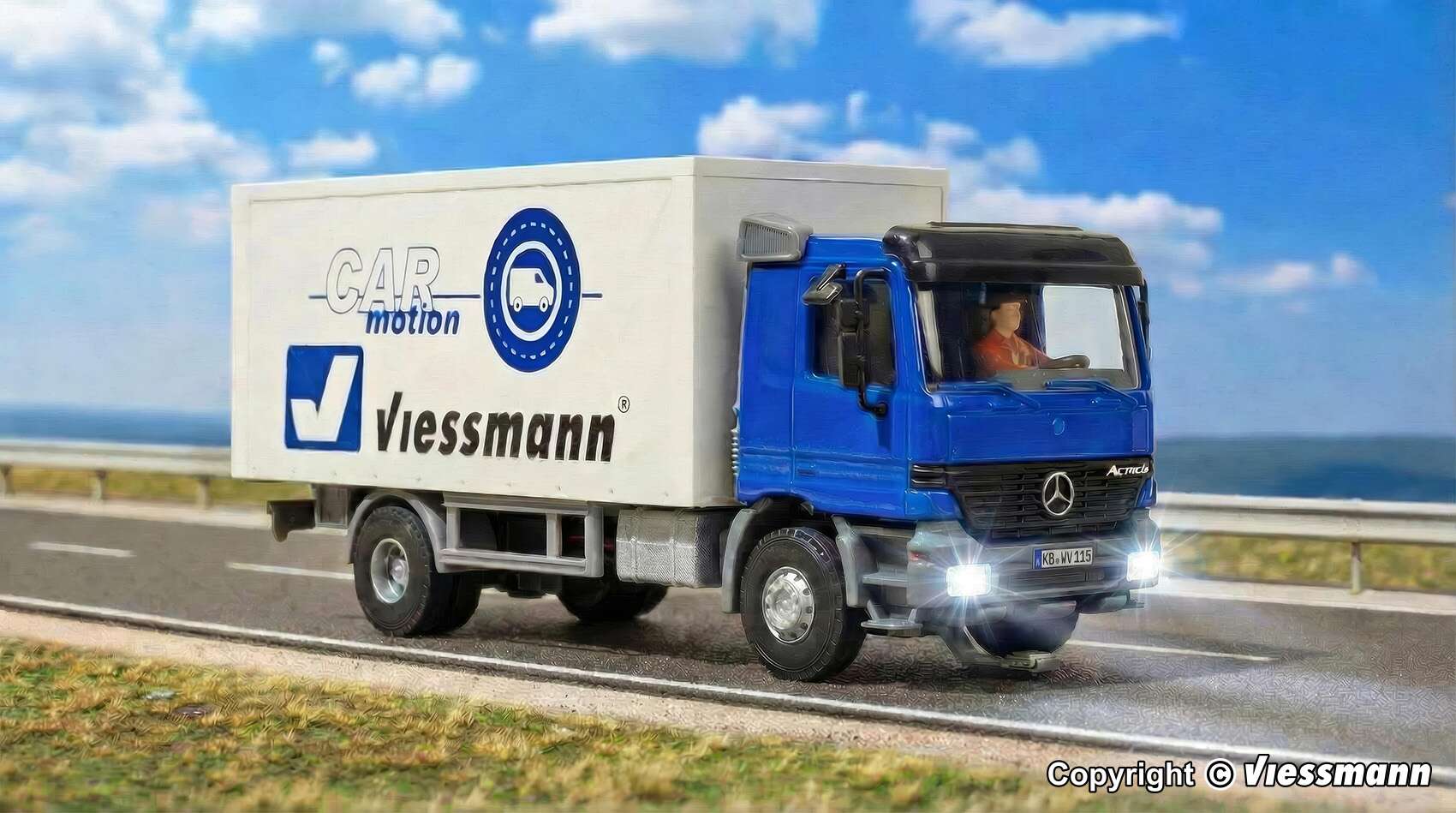 MB ACTROS 2-axle box body, limited edition, basic, functional model