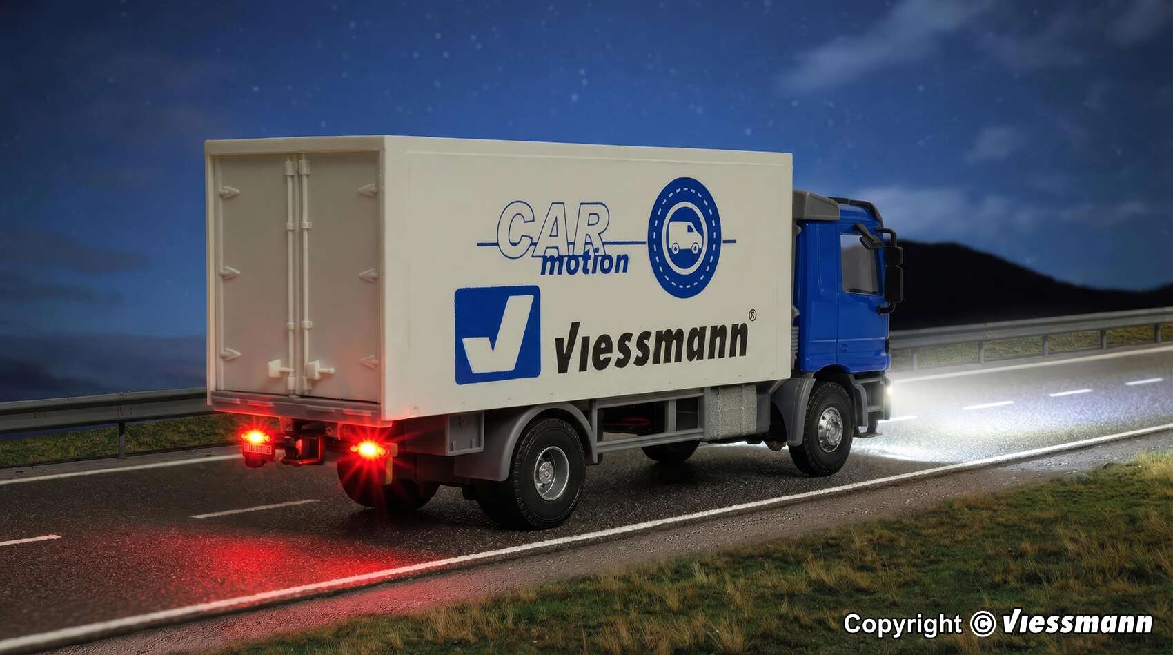 MB ACTROS 2-axle box body, limited edition, basic, functional model