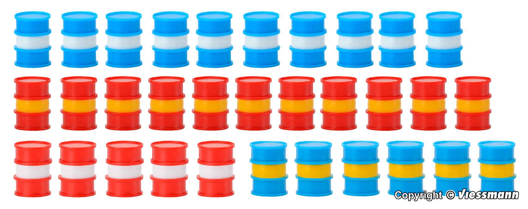 Oil drums, 32 pieces