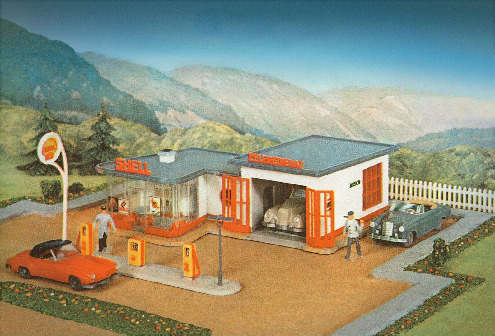 Petrol station