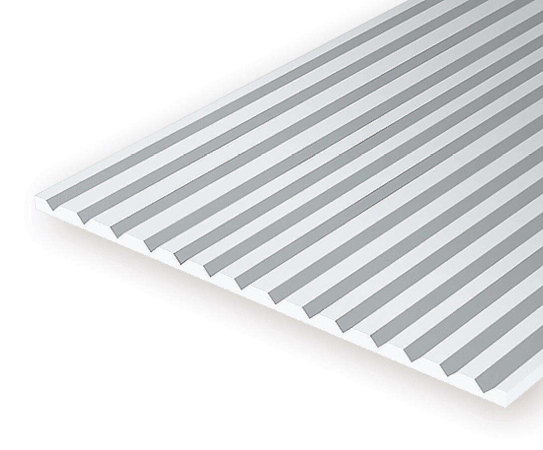 V-groove siding, thickness 1,0mm, spacing 2,0mm, groove with 0,40mm 1stk.