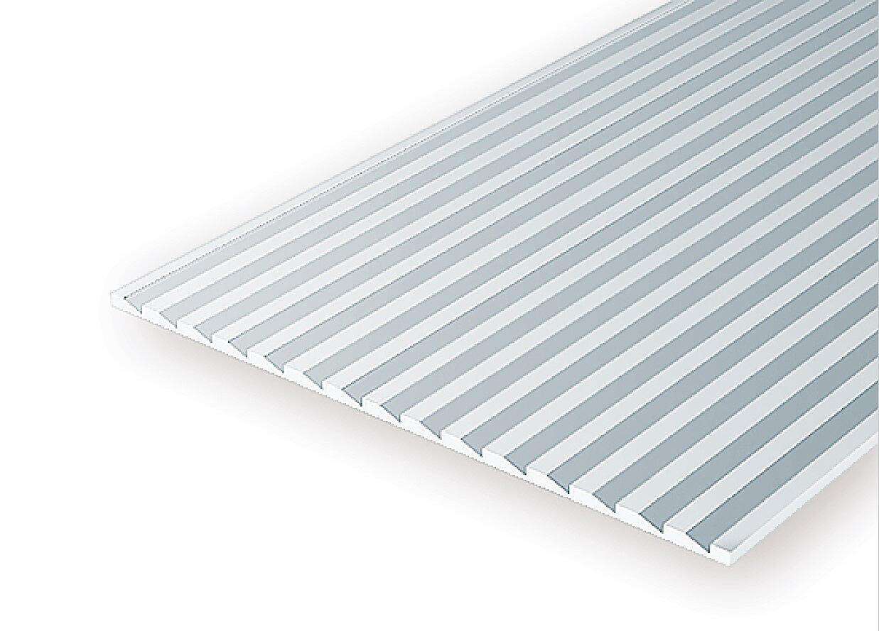 Novelty siding, thickness 1,0mm, groove spacing 2,1mm 1stk