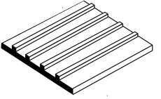 Board&batten, thickness 1,0mm, groove spacing 1,8mm, rib width 0,38mm 1stk.