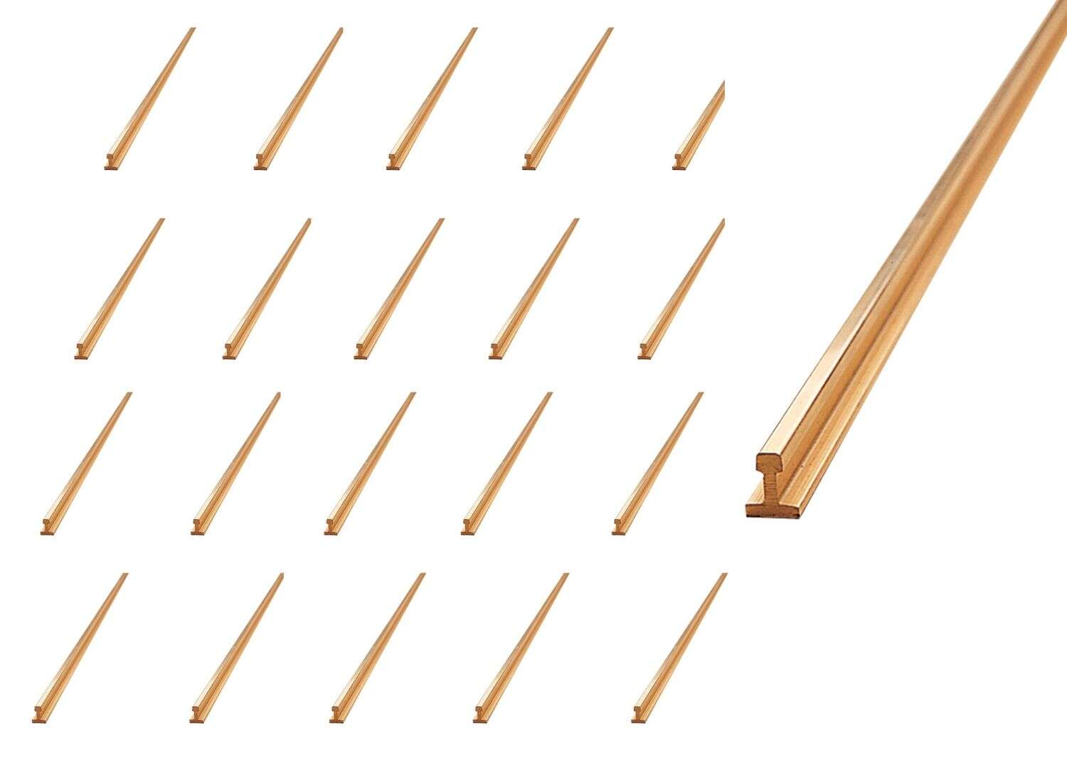 Length of Rail, 1.5 meters / 59-1/16“