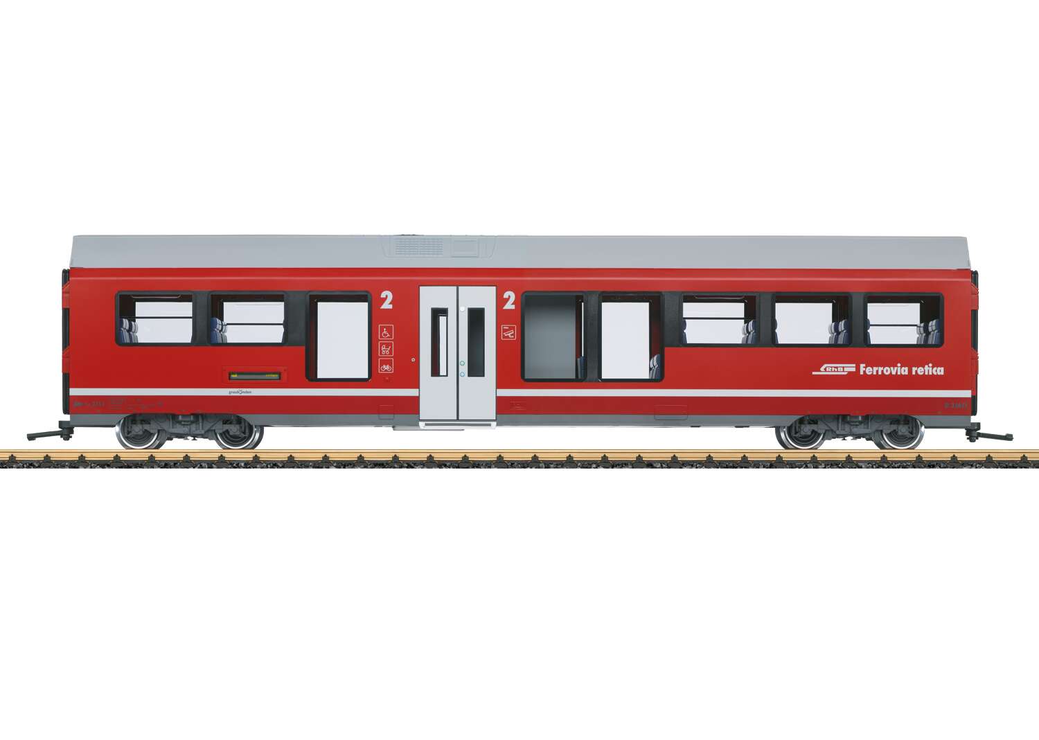 RhB Intermediate Car for the Class ABe 4/16 "Capricorn" Powered Rail Car Train