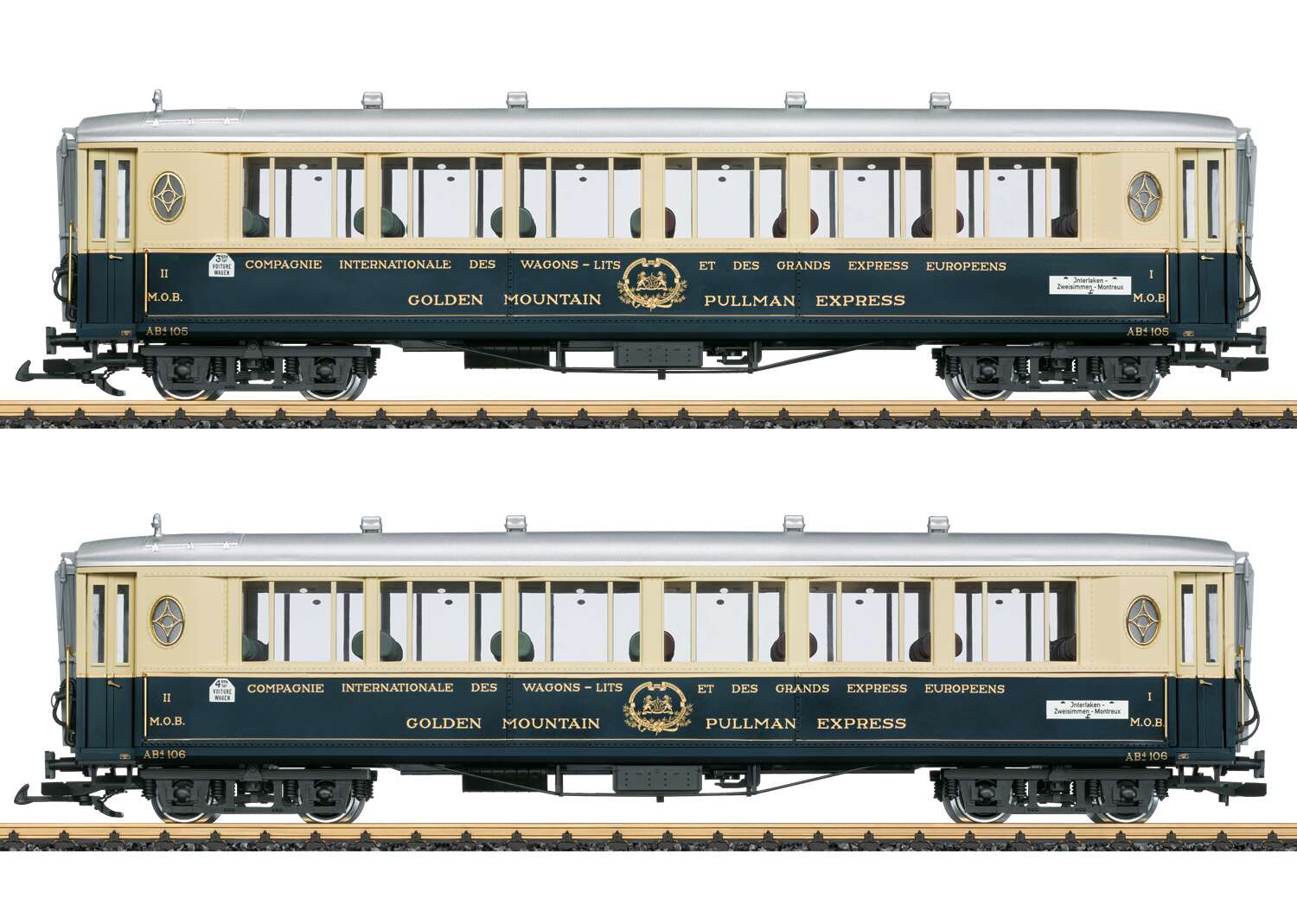 "Golden Mountain Pullman Express" Passenger Car Set 2