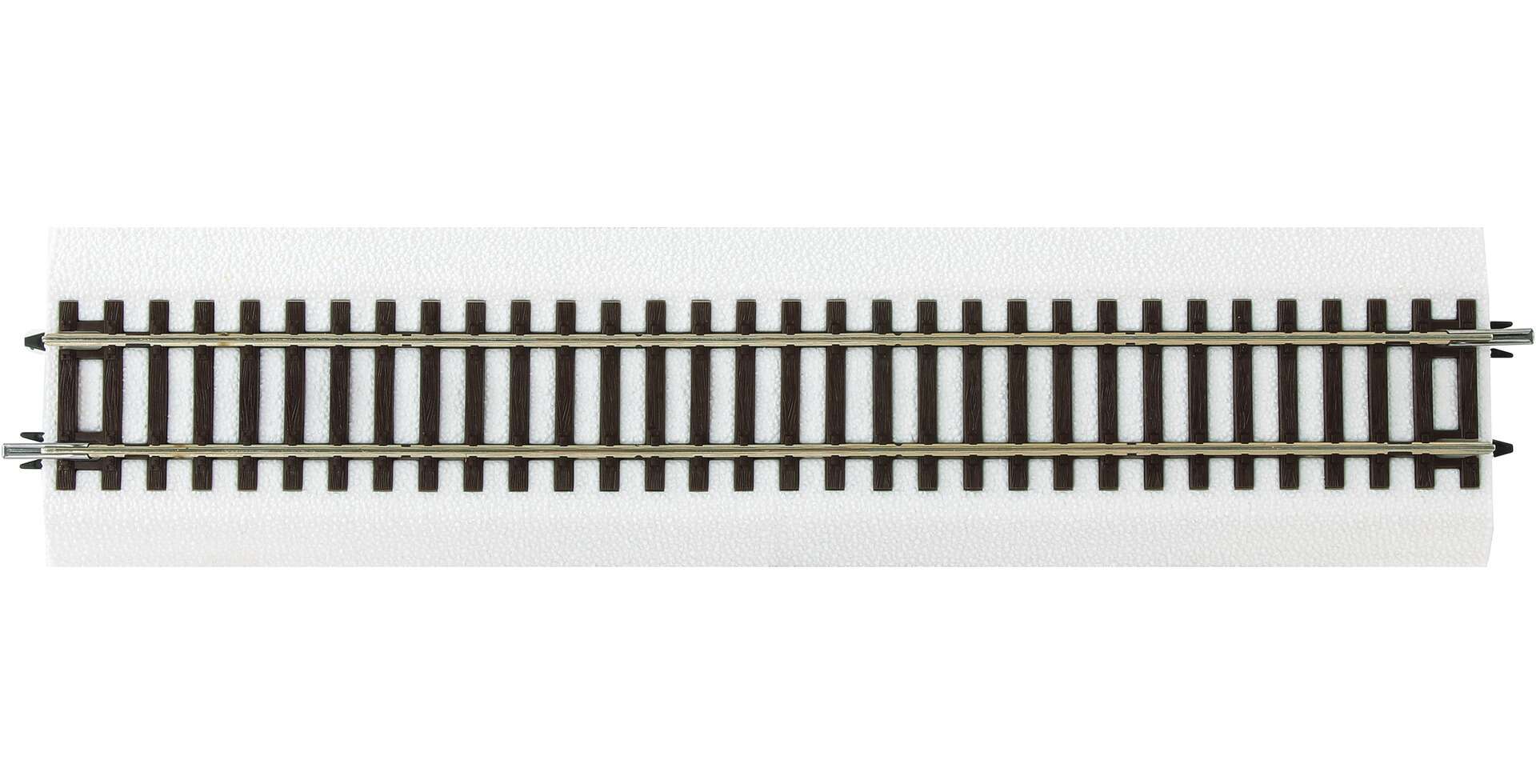 Rett skinne G1, hvitt skinneunderlag