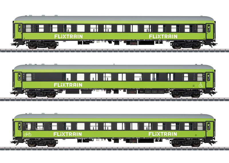 “FlixTrain” Express Train Car Set 1