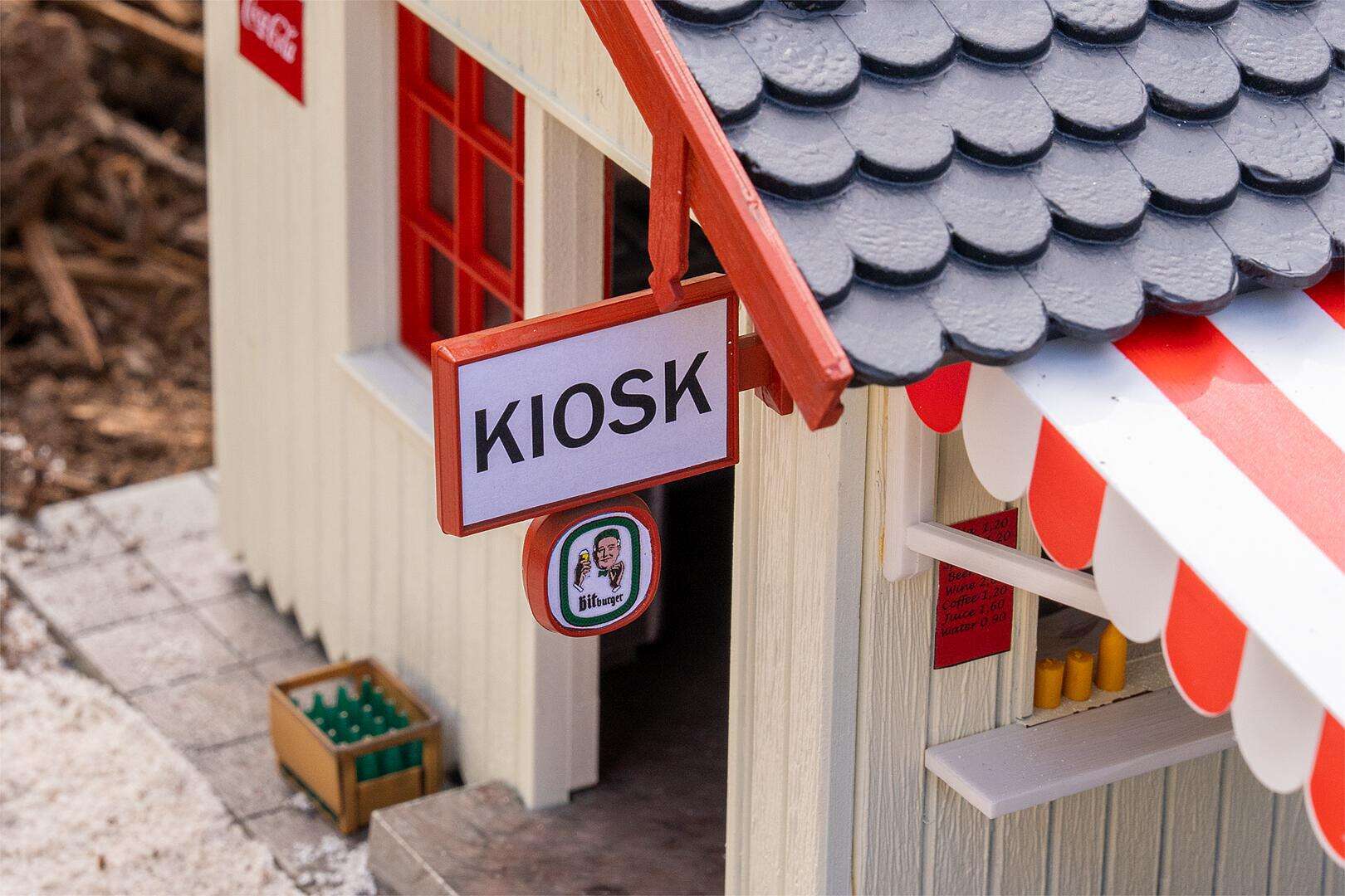 Kiosk med ølhage