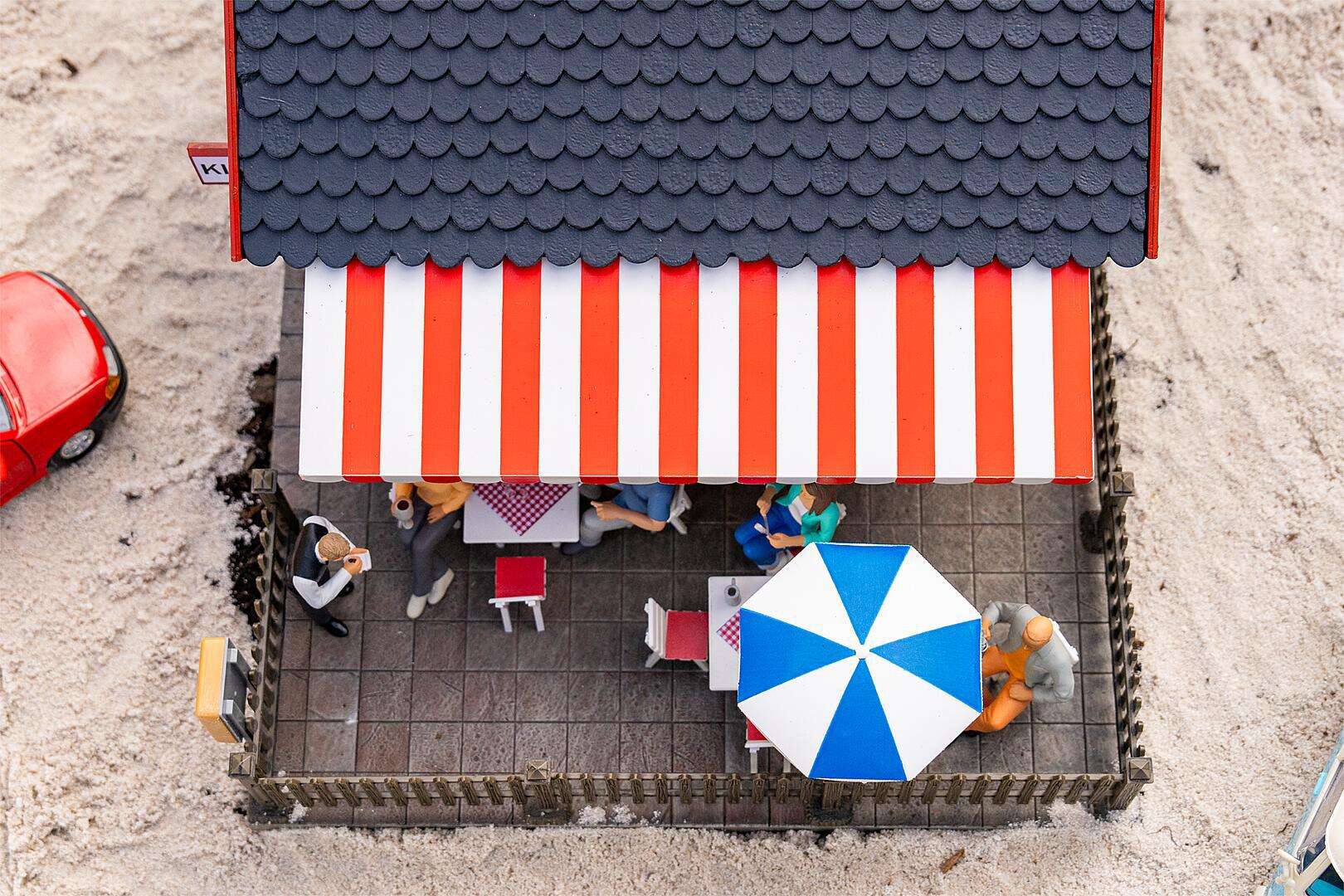 Kiosk med ølhage