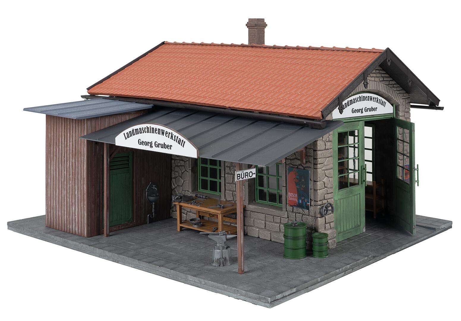 Verksted for landbruksmaskiner
