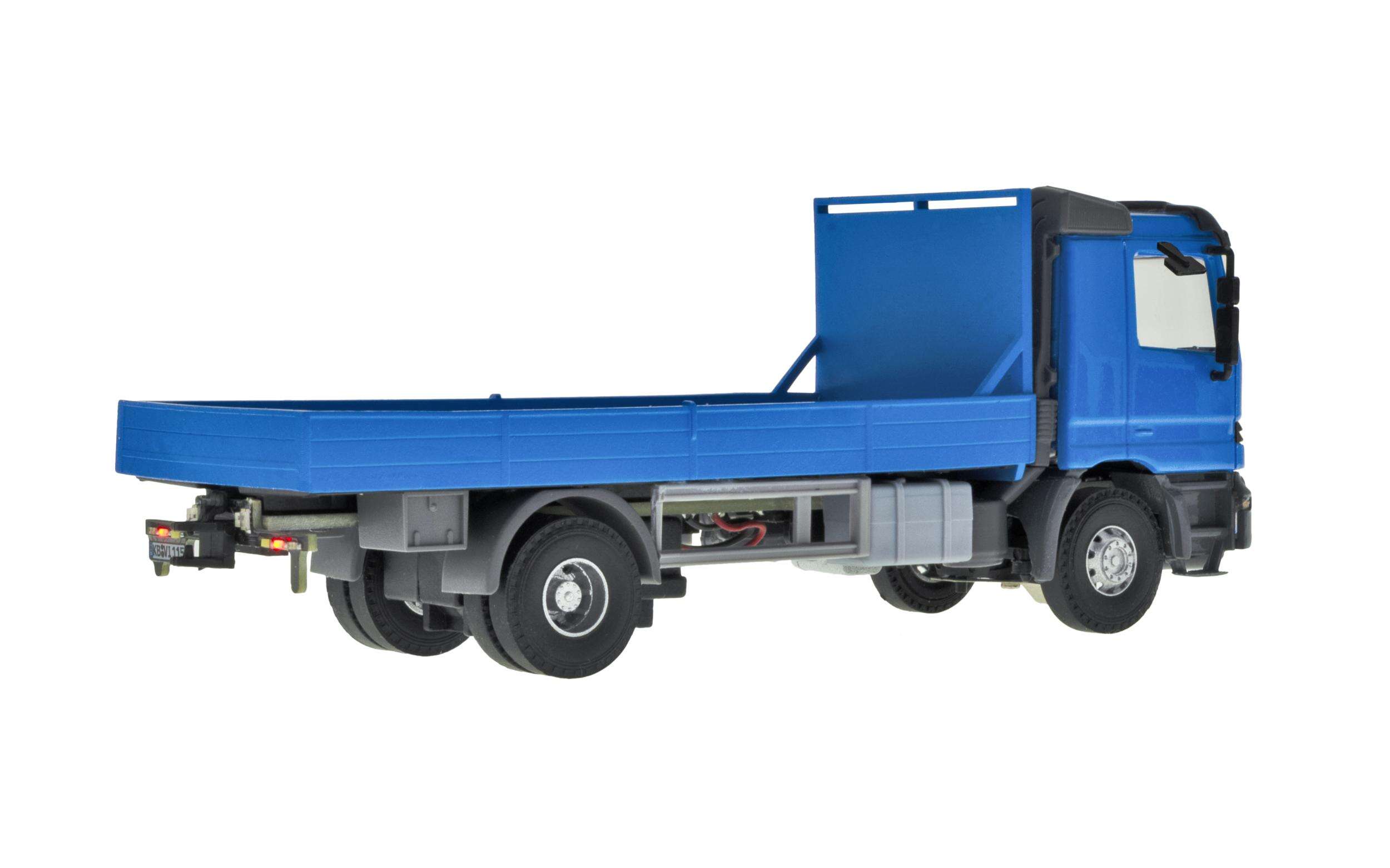MB ACTROS 2-axle with flatbed body, functional model