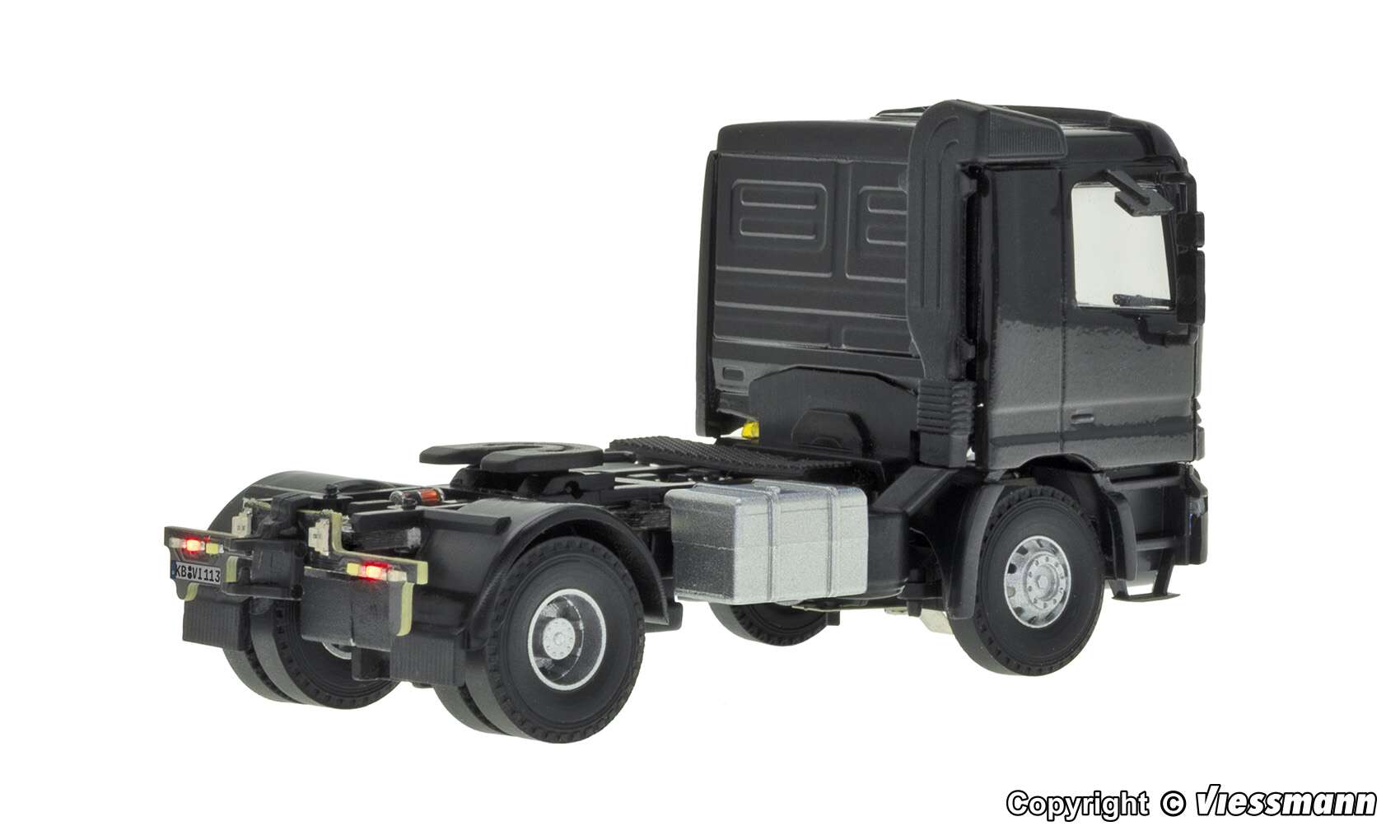 MB ACTROS 2-axle articulate truck, black, functional model