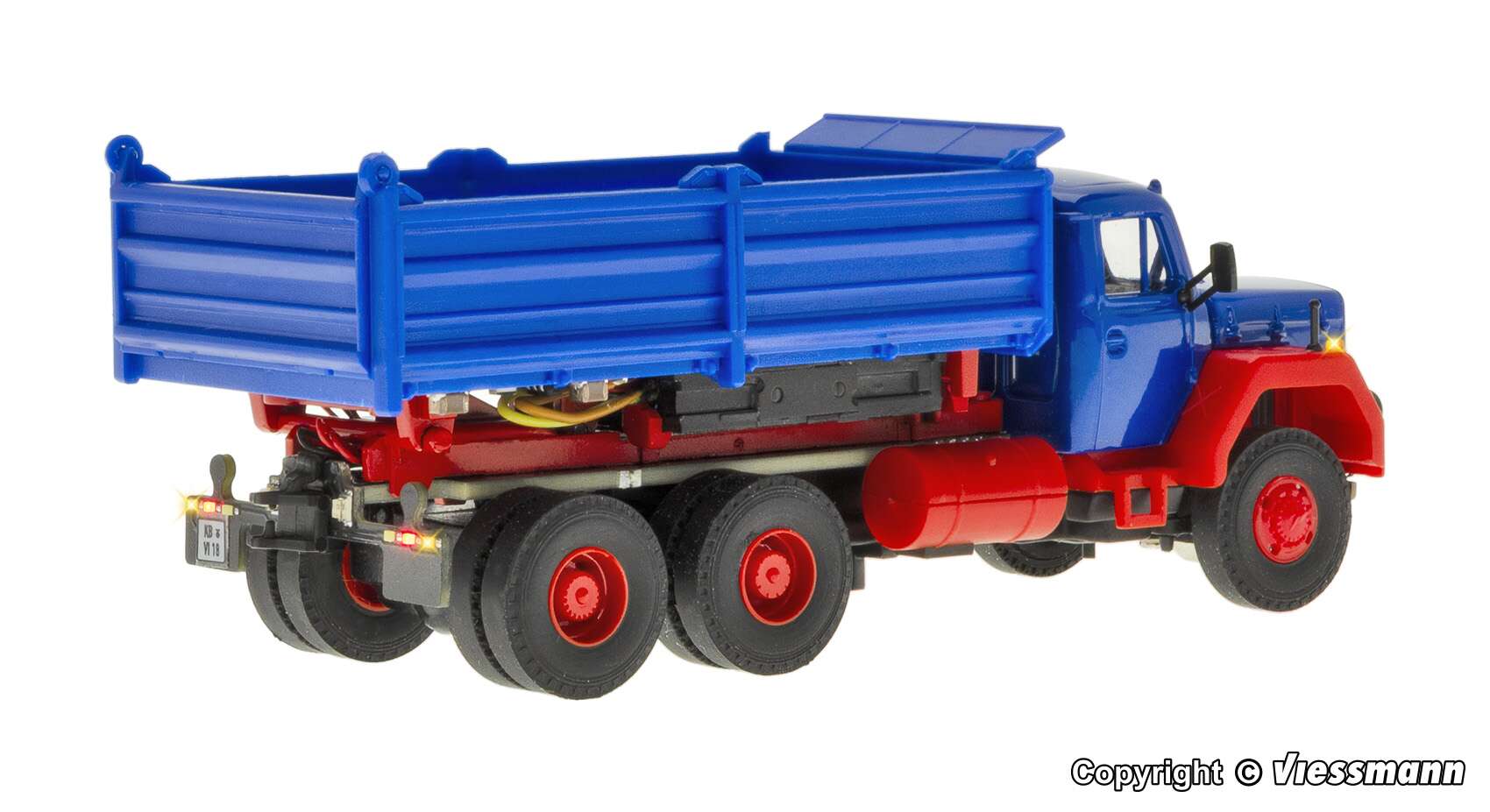 MAGIRUS DEUTZ 3-axle square bonnet with motorized tilt, functional model