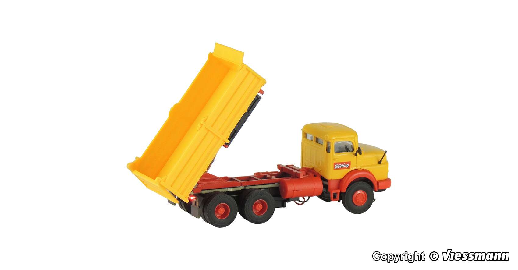 MB round bonnet 3-axle with motorized tilt, Emil Bölling, functional model