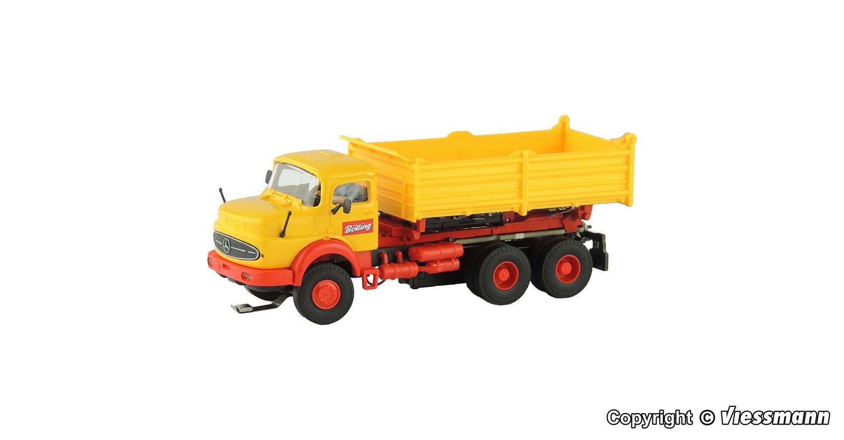 MB round bonnet 3-axle with motorized tilt, Emil Bölling, functional model