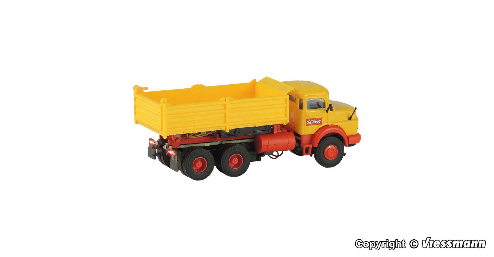 MB round bonnet 3-axle with motorized tilt, Emil Bölling, functional model