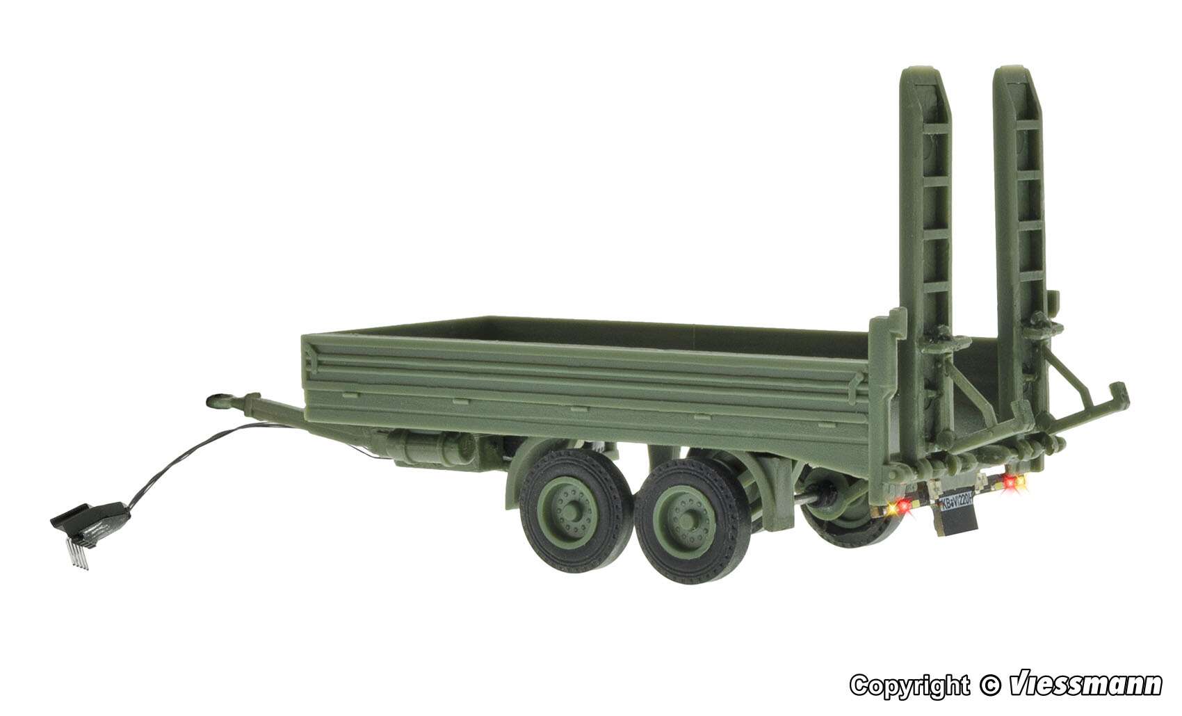 Tandem low loader, military, functional model