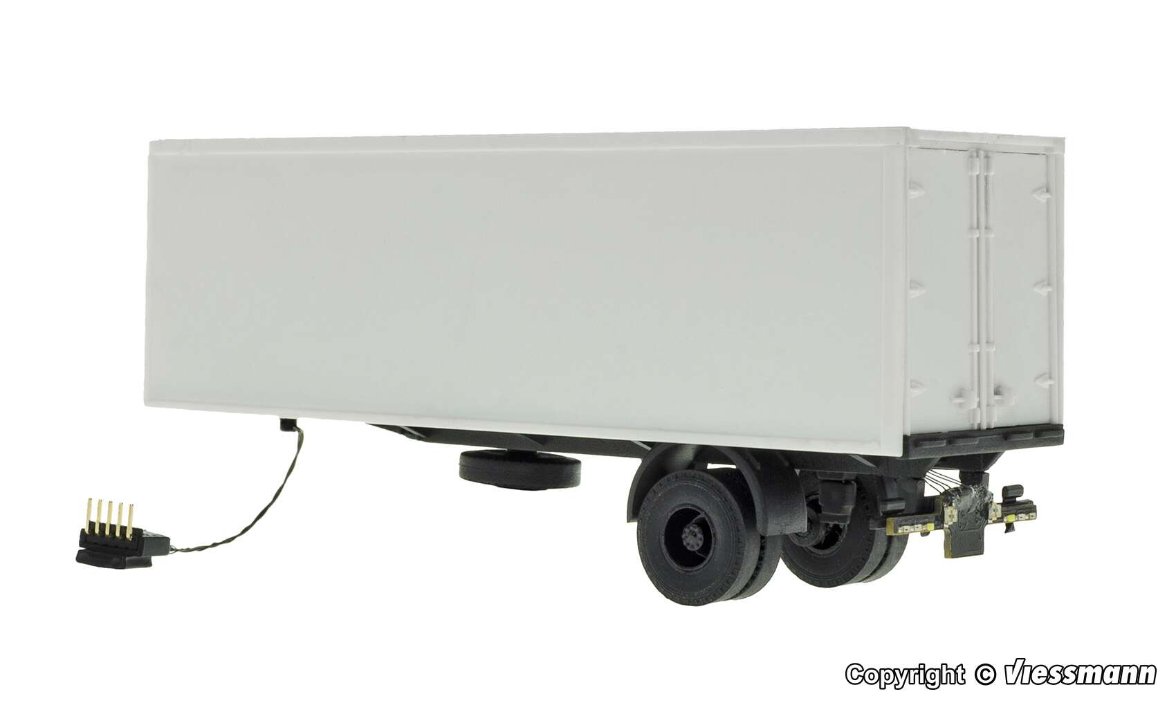 1-axle box semitrailer functional model