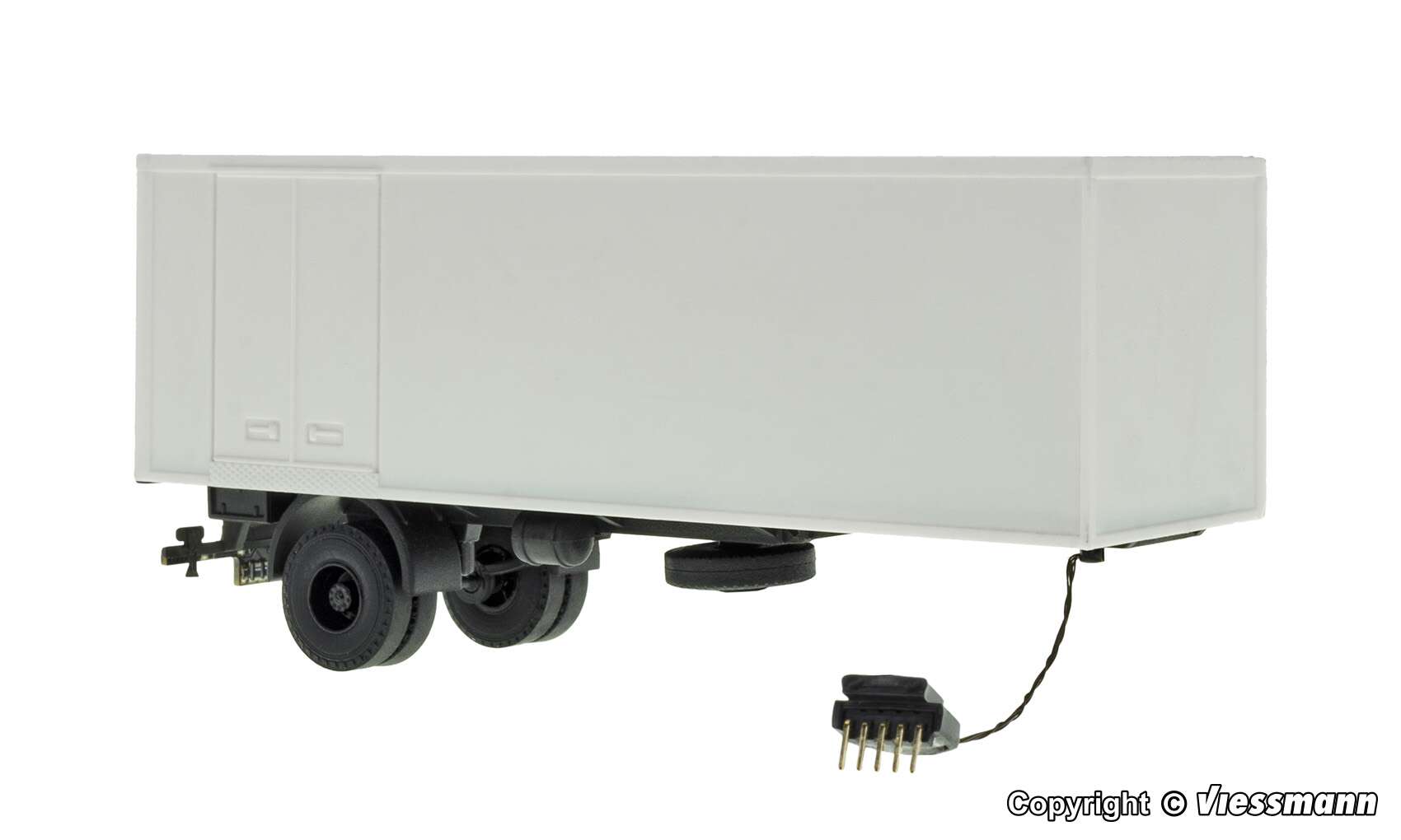 1-axle box semitrailer functional model