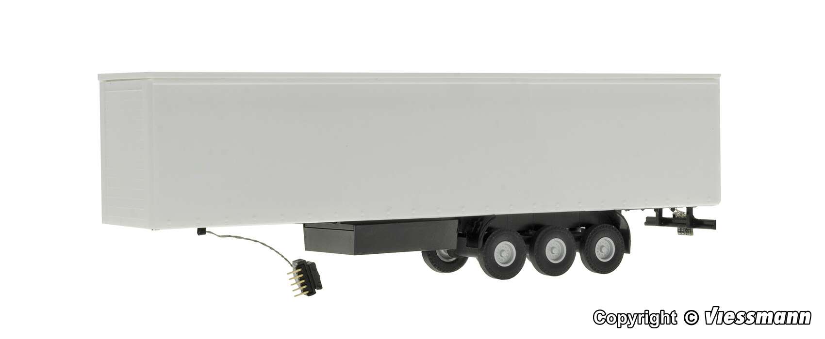 3-axle box semitrailer, functional model