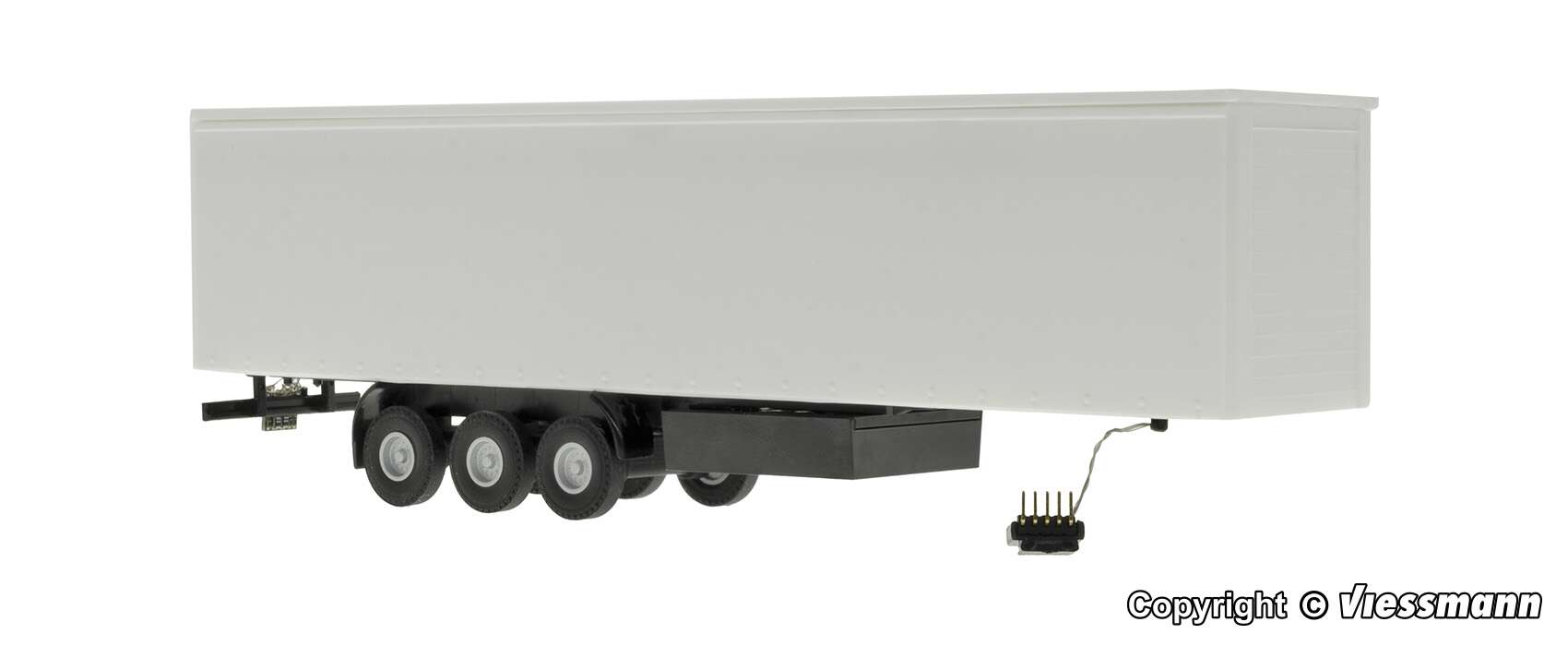 3-axle box semitrailer, functional model