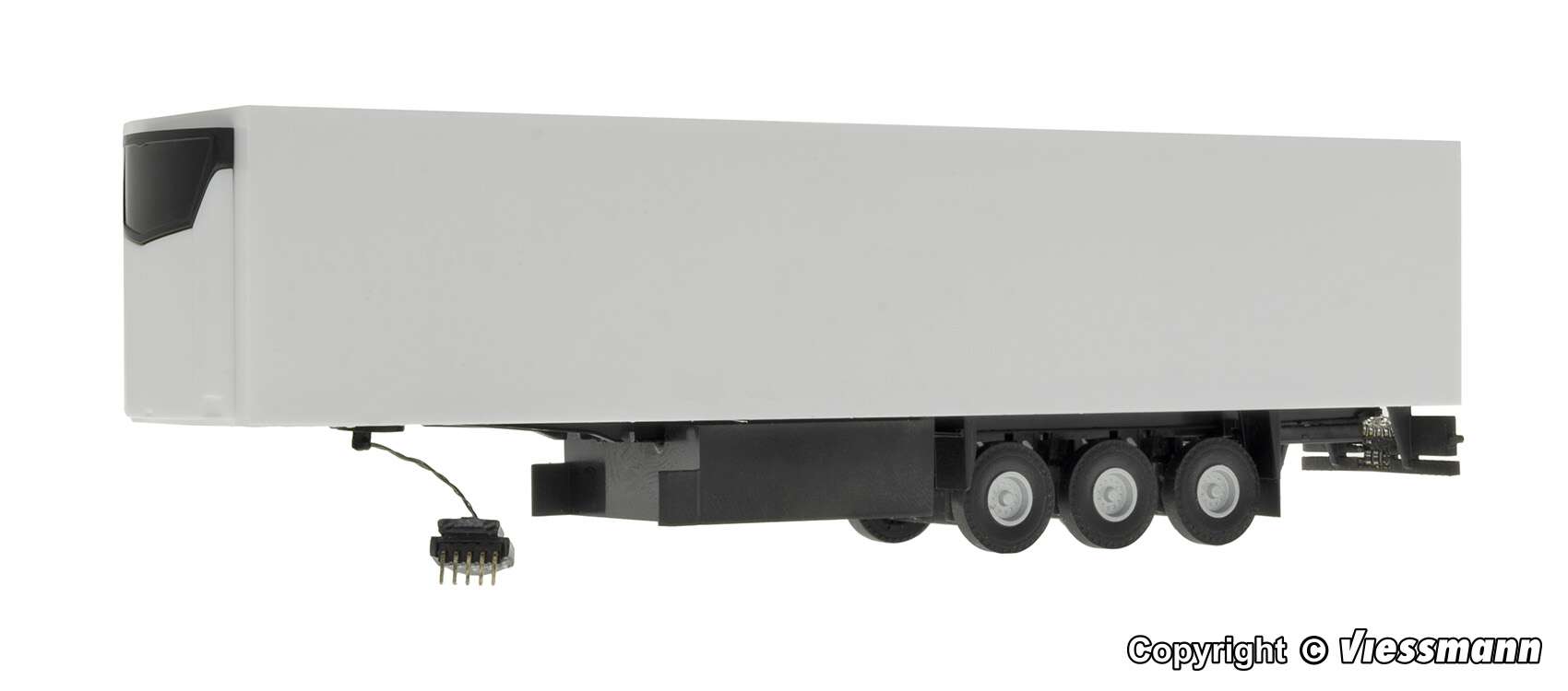 3-axle refrigerated box semitrailer for long- distance haulage, functional model