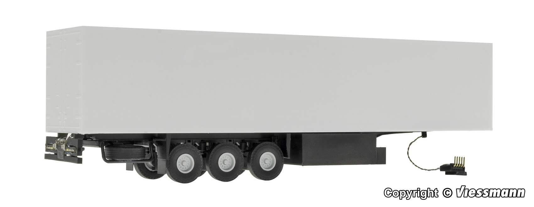 3-axle refrigerated box semitrailer for long- distance haulage, functional model