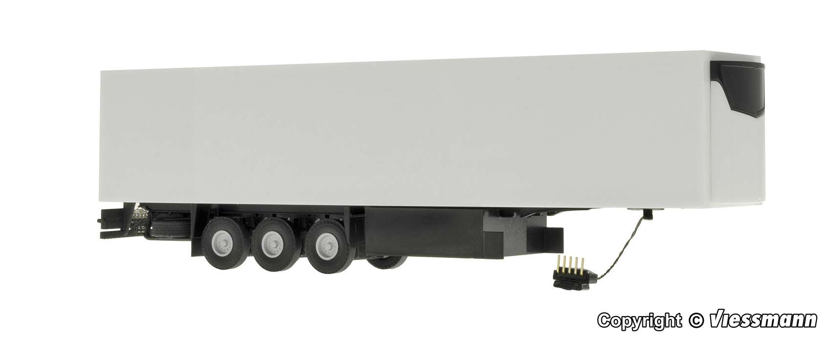 3-axle refrigerated box semitrailer for long- distance haulage, functional model