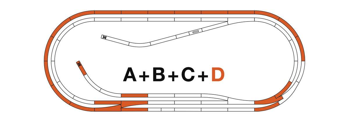 ROCO LINE track set D