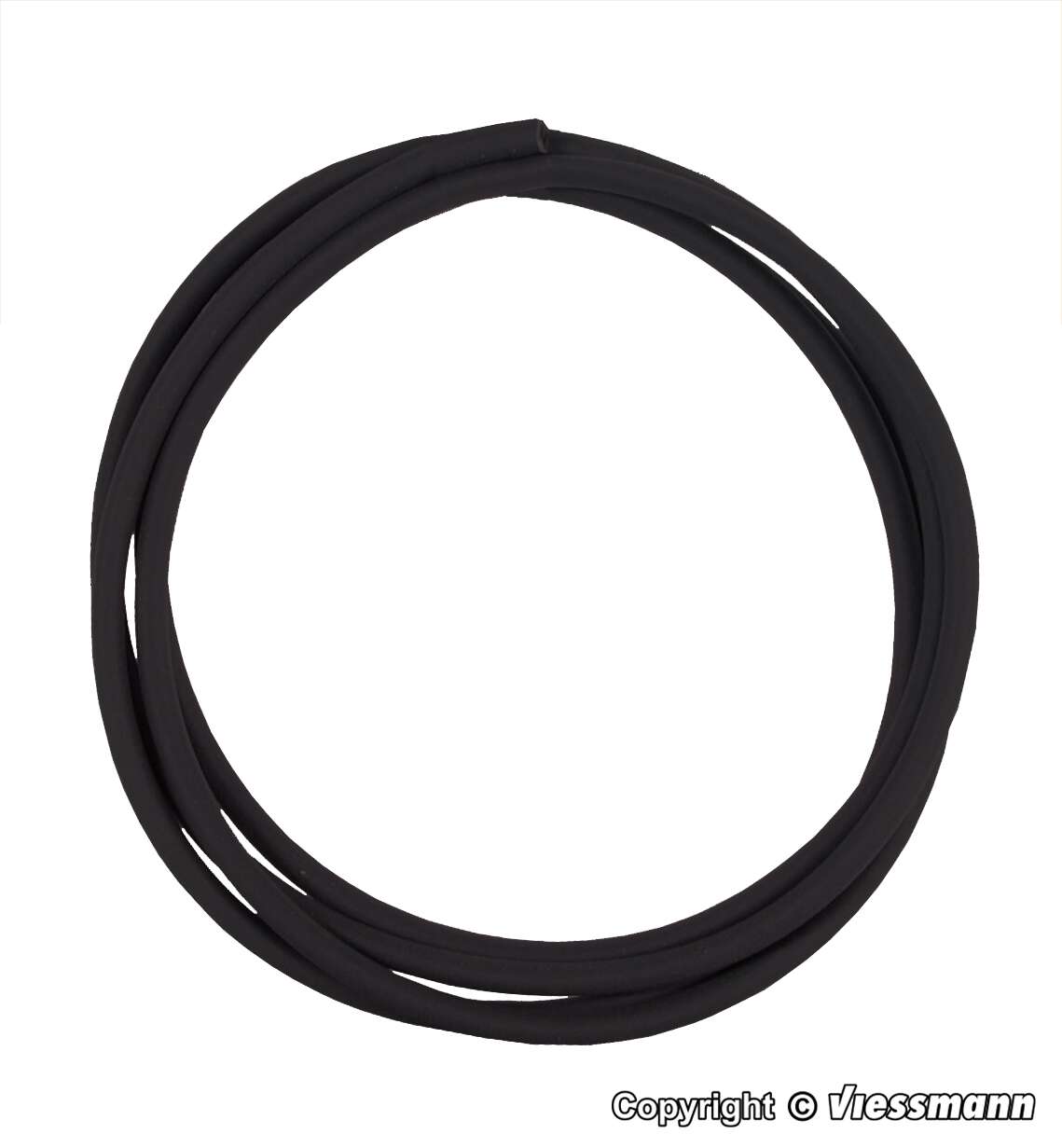 Heat shrink tube black, 40 cm, inside diameter 1,2 mm