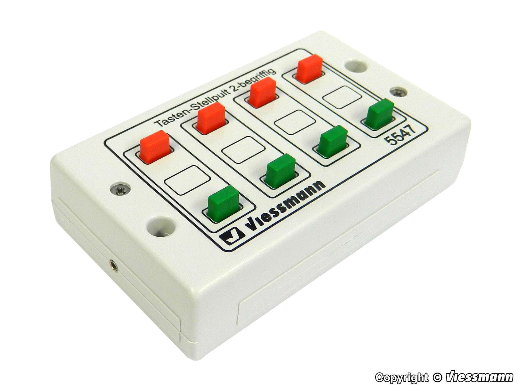 Push-button panel 2-aspect